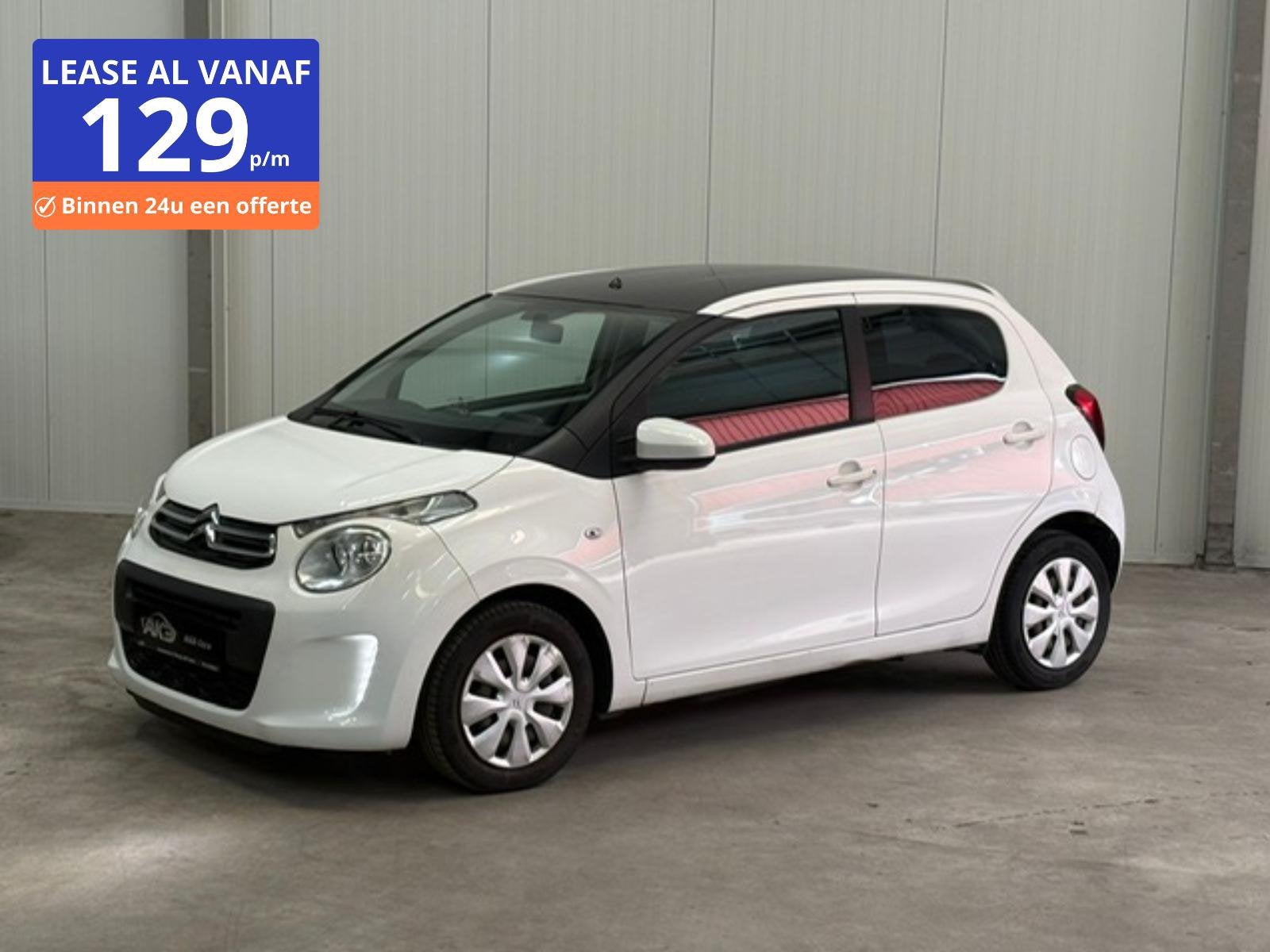 Citroen C1 /BJ2018/AIRCO/CRUISE/SENSOR/GROOTONDERHOUD/NAP/, Auto's, Voorwielaandrijving, Stof, 4 stoelen, C1