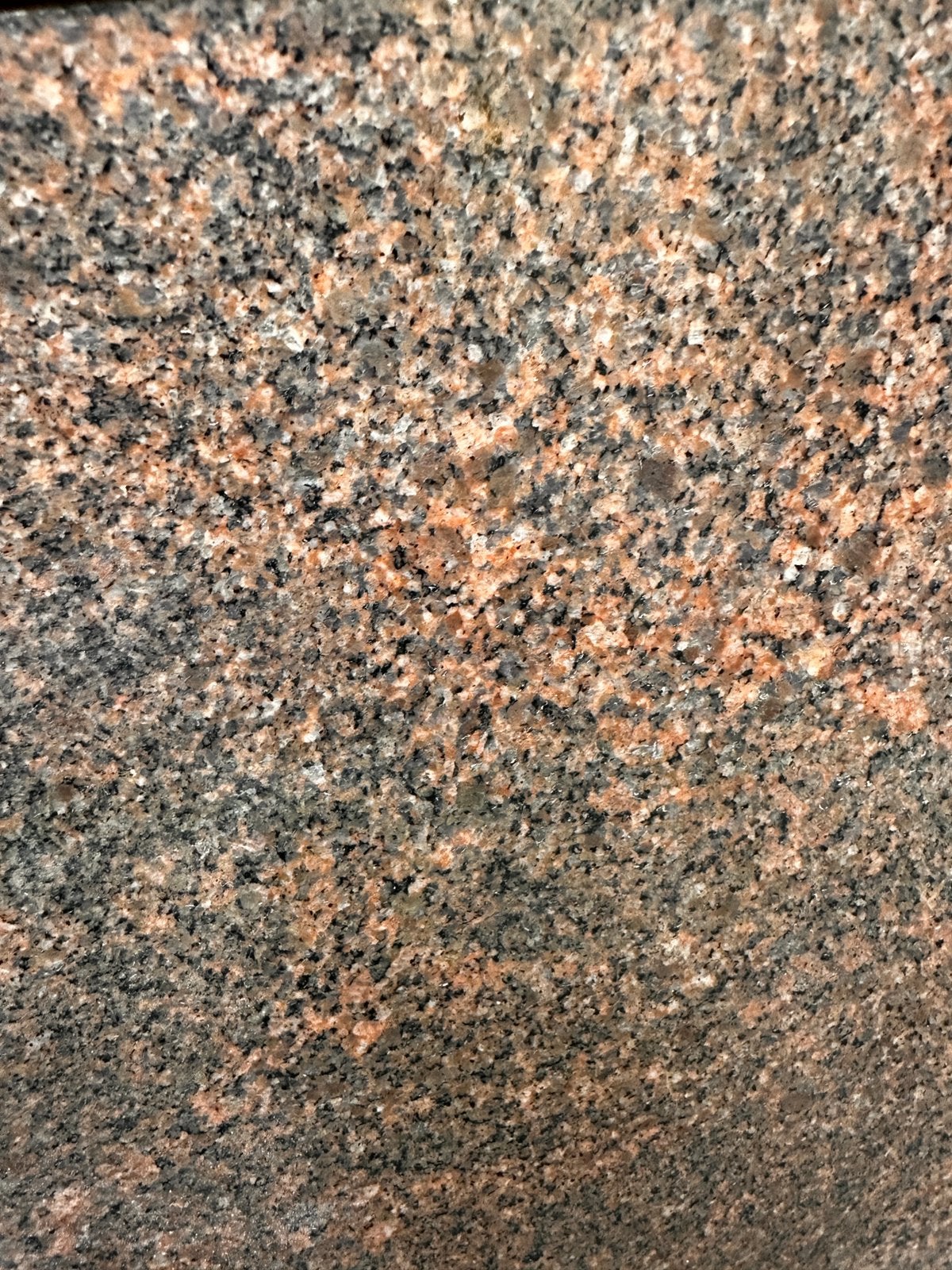 Aanrechtblad natuursteen hoek rood bruin, Ophalen, Zo goed als nieuw, 200 cm of meer, Minder dan 100 cm
