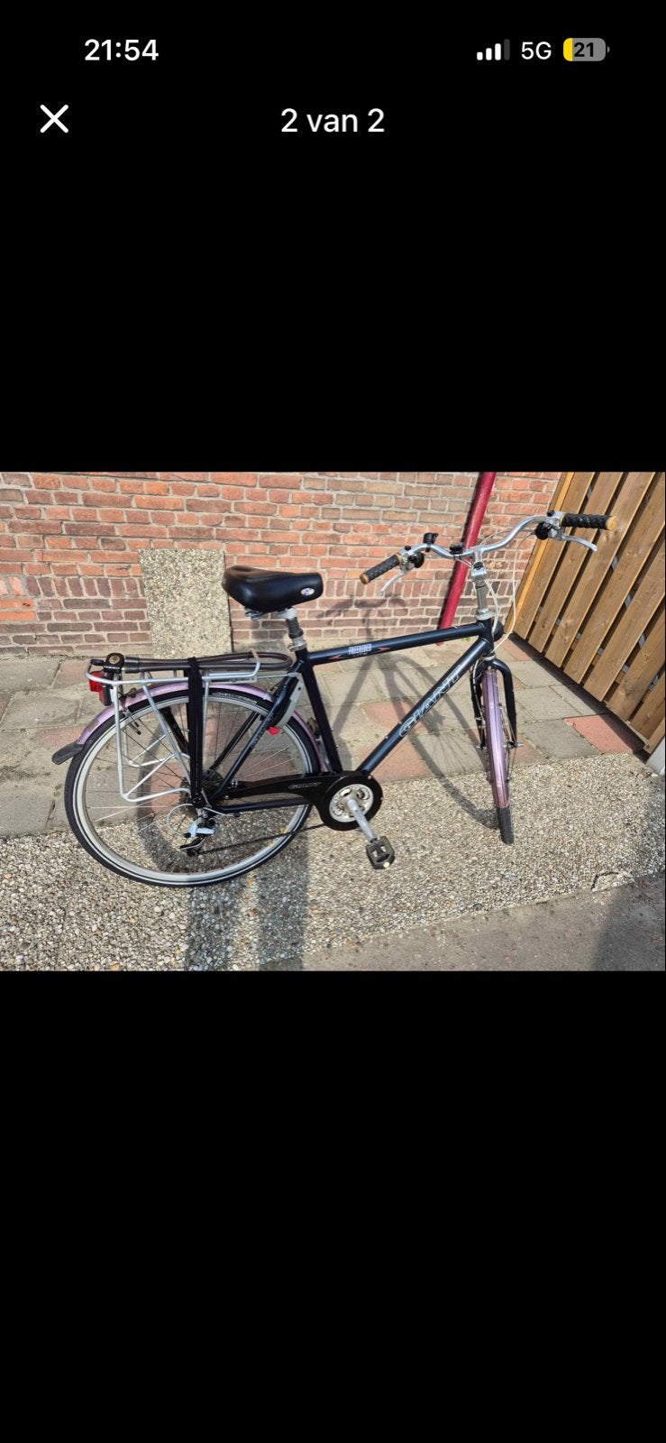 Giant herenfiets - alles werkt goed, inclusief 2 sleutels, Ophalen of Verzenden, Gebruikt, Giant