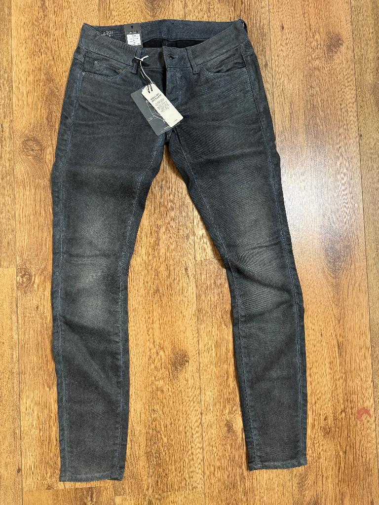G-star spijkerbroek - 3301 low skinny - W27/L32 - nieuw, Ophalen of Verzenden, Nieuw, Grijs, W28 - W29 (confectie 36)