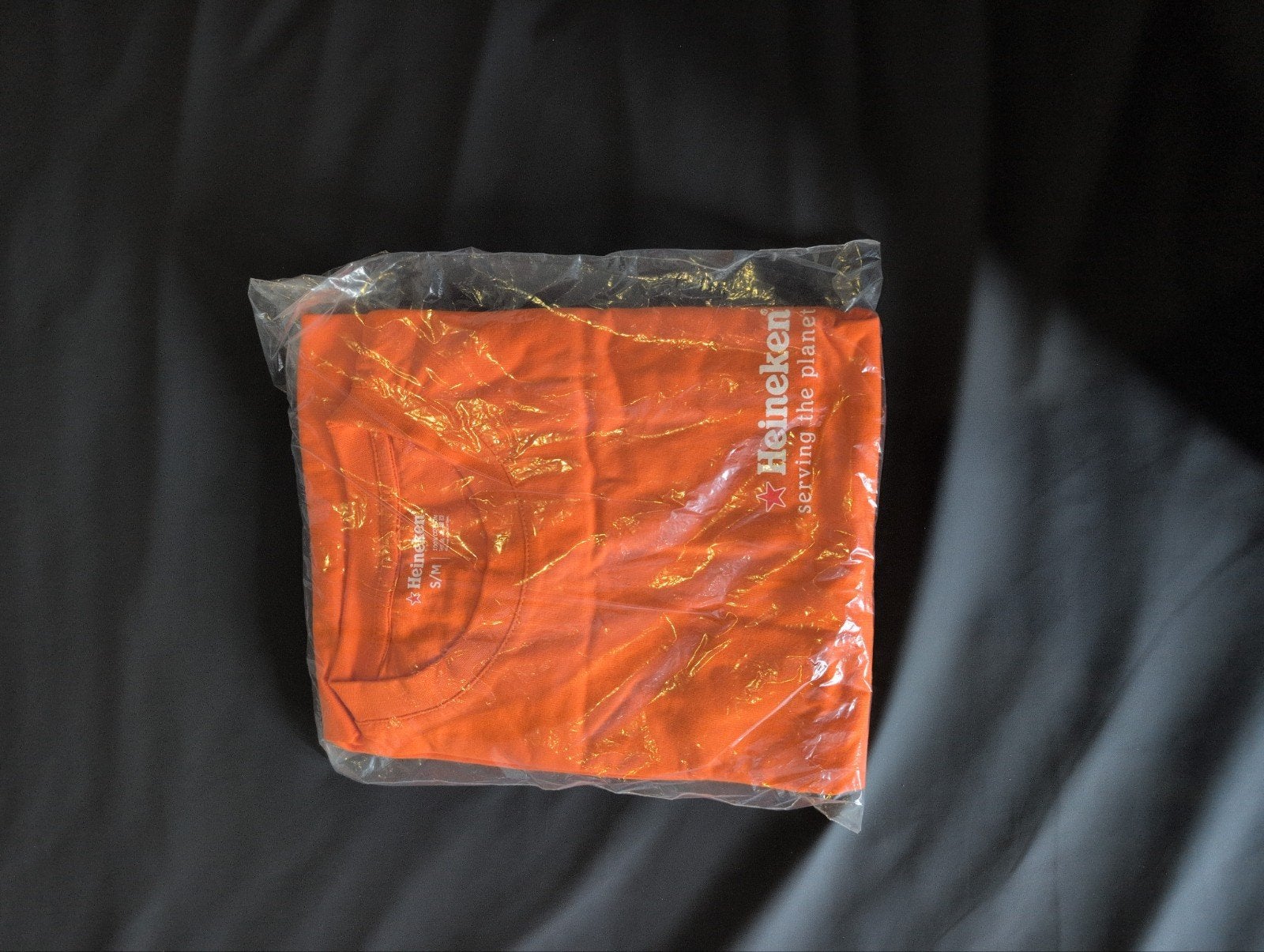 Heineken T-shirt Oranje Maat S/M, Nieuw, Oranje, Ophalen of Verzenden, Maat 46 (S) of kleiner