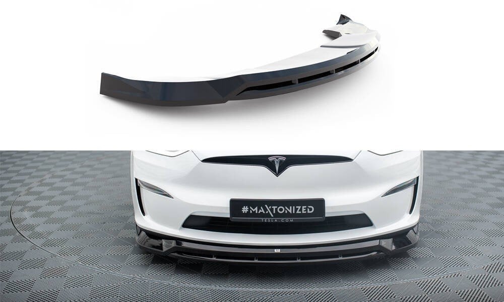 Voorlip sideskirt diffuser splitter - Tesla Model X 21+, Ophalen of Verzenden