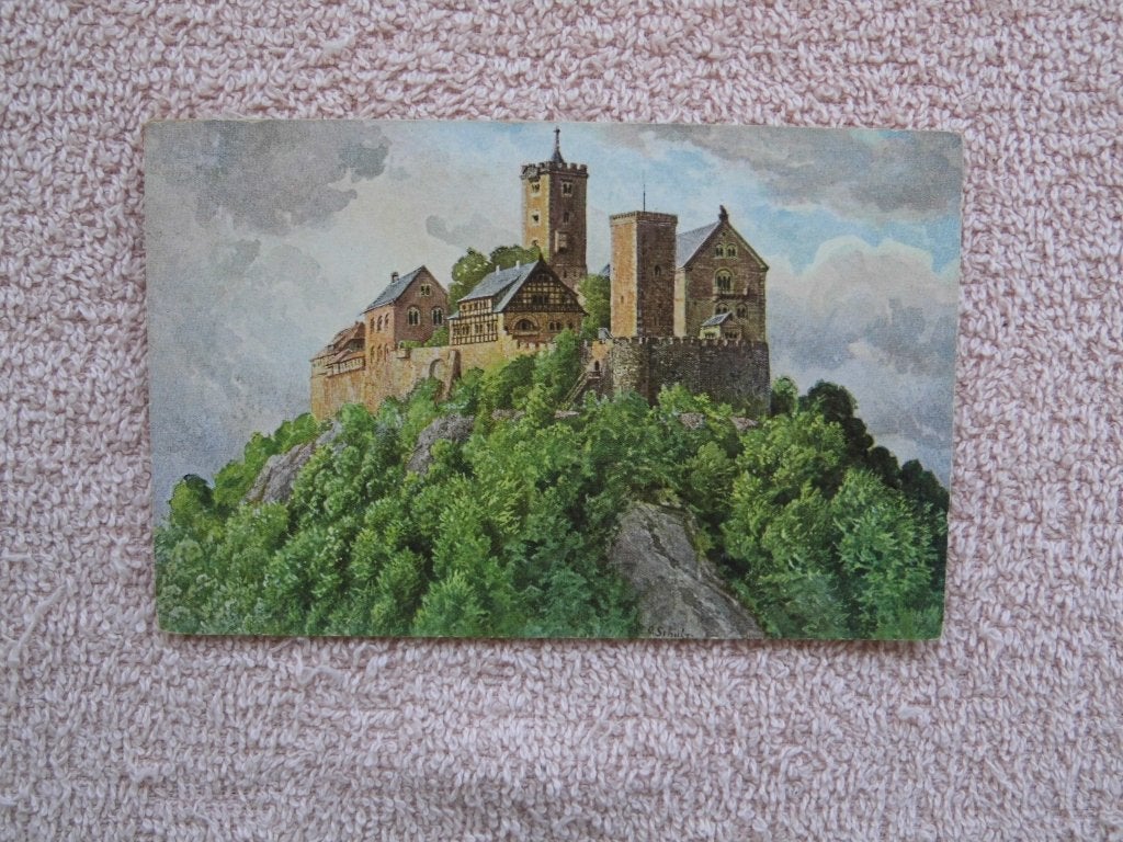 Oude Ansichtkaart Wartburg Kasteel Duitsland, Ophalen of Verzenden, Voor 1920, Ongelopen, Gebouw