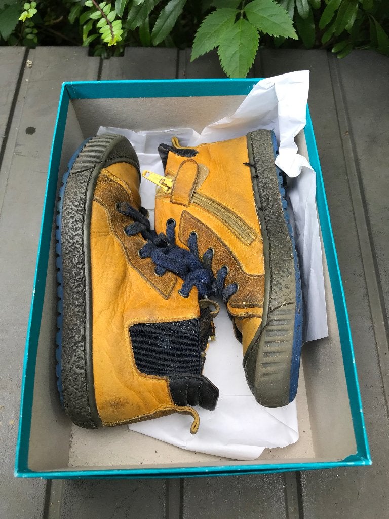 Leren schoenen Bana&co maat 27, Gebruikt, Jongen of Meisje, Schoenen, Ophalen of Verzenden