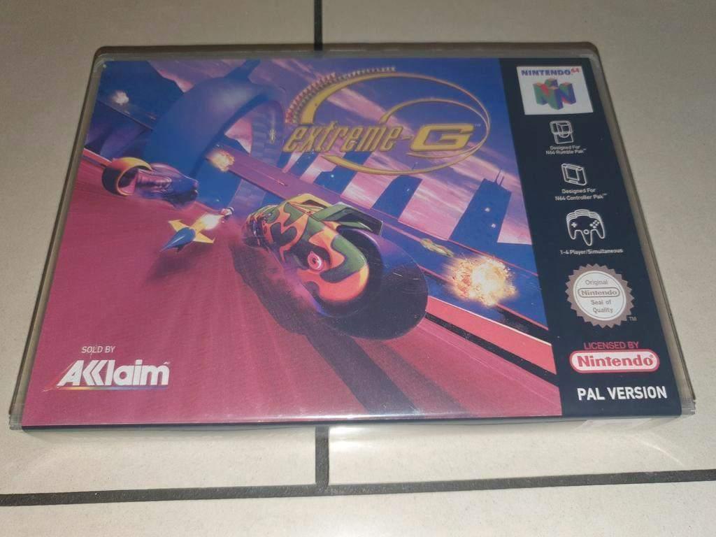 Extreme-G N64 Game Case, Verzenden, 1 speler, Racen en Vliegen, Zo goed als nieuw