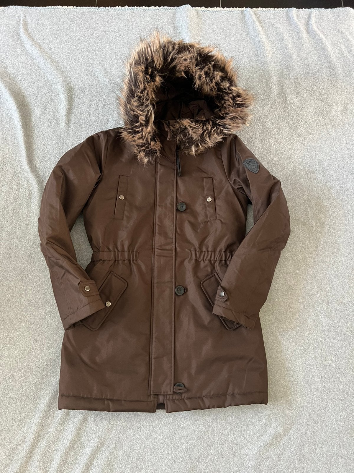 Maat S dames Only winterjas nieuwstaat, Ophalen of Verzenden, Zo goed als nieuw, Maat 38/40 (M), Bruin