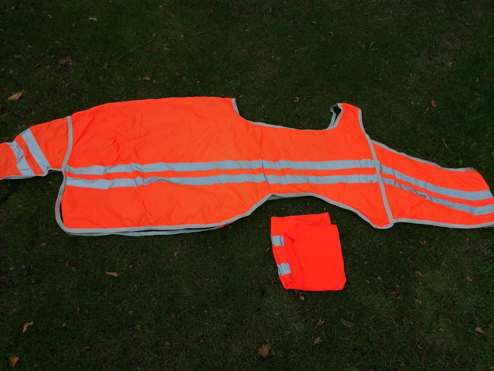 reflecterende uitrijdeken van horze maat 215/165, Dieren en Toebehoren, Ophalen, Oranje, Overige merken, Extra Full (XL)
