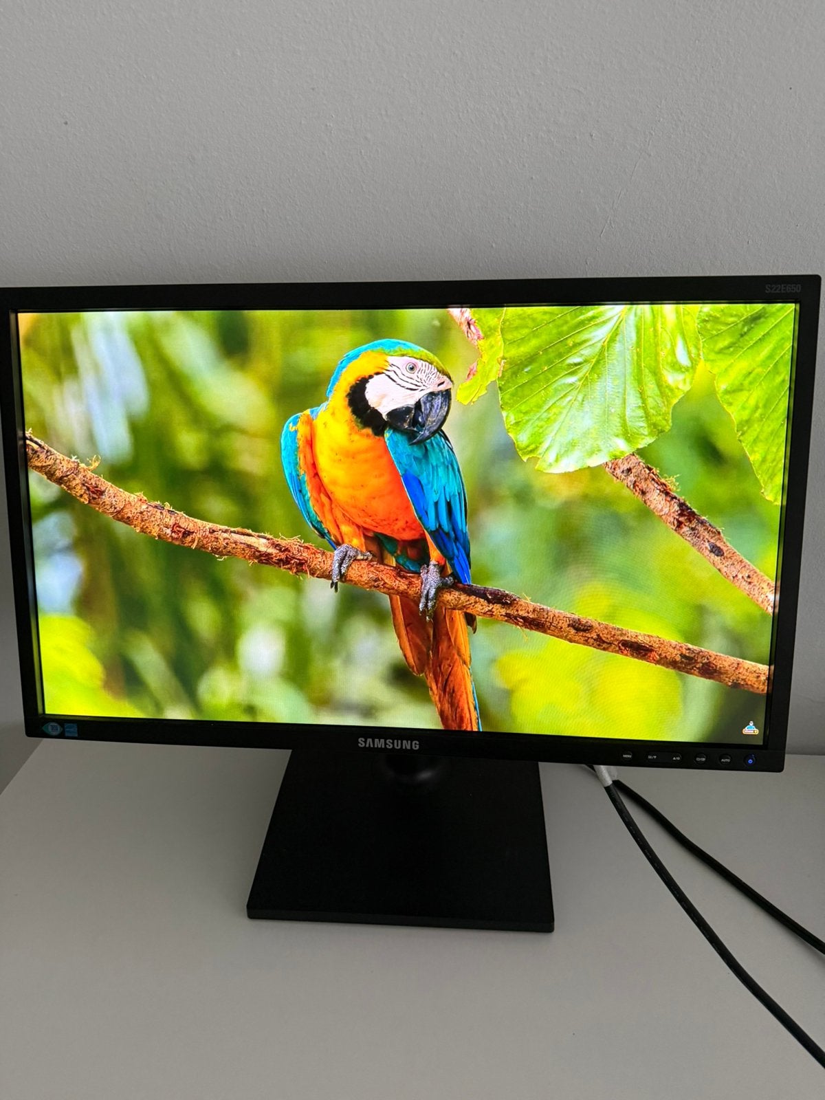2x Samsung monitor S22E650D Display port, 3 tot 5 ms, DisplayPort, Full HD, Zo goed als nieuw