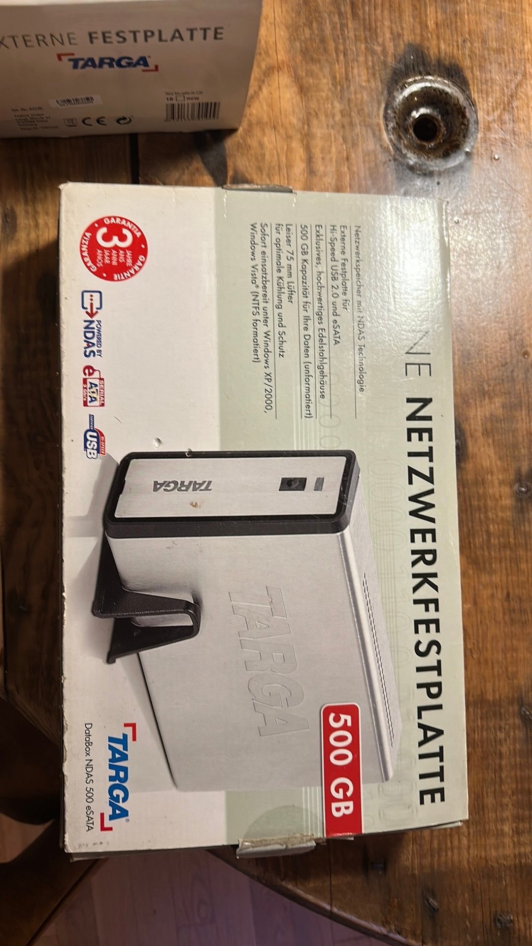 Externe harde schijf 500GB, usb 2.0, Ophalen, Zo goed als nieuw, Laptop, USB