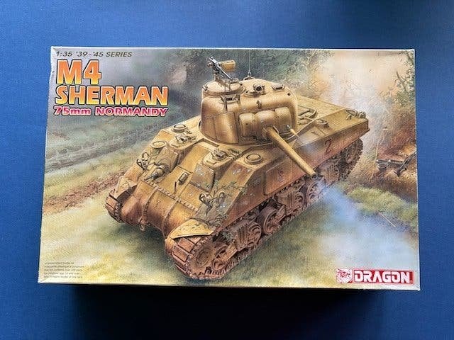 Dragon M4 Sherman 75mm Normandy 6511 1/35 incl Alu loop, Overige merken, Tank, Verzenden, 1:32 tot 1:50