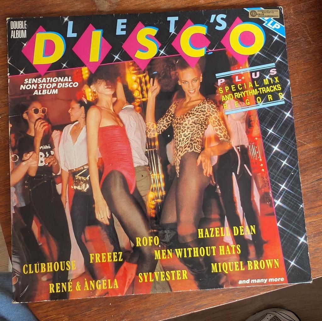 Let's Disco - Sensational Non Stop Disco Album (Double LP), Ophalen of Verzenden, Gebruikt, 12 inch, Disco
