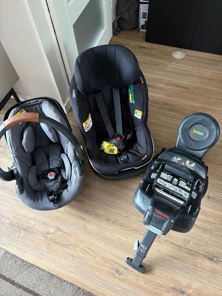 Autostoelen set incl base, Kinderen en Baby's, Autostoeltjes, Verstelbare rugleuning, Gebruikt, 0 t/m 18 kg, Isofix