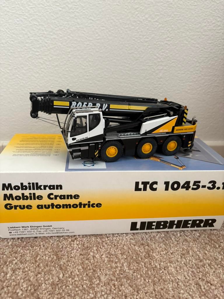 LTC boer bv, Hobby en Vrije tijd, Modelauto's | 1:50, Ophalen of Verzenden, Zo goed als nieuw, Hijskraan, Tractor of Landbouw