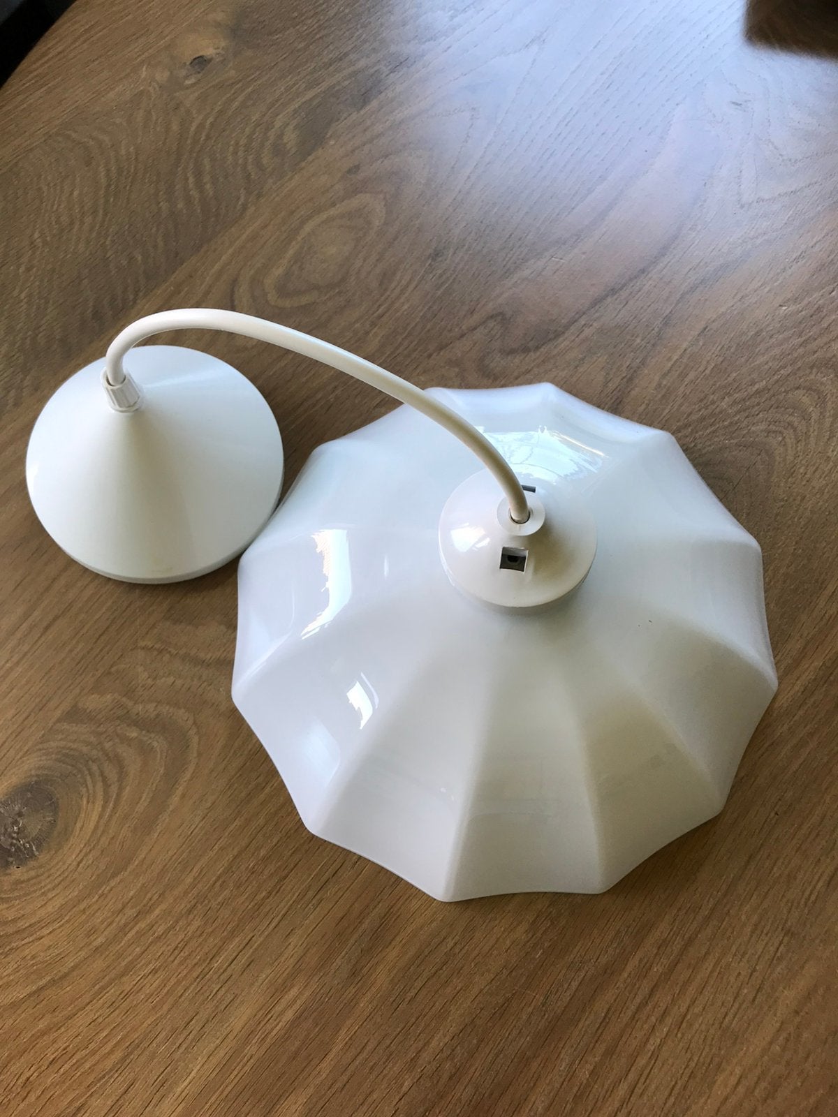 Opaline glazen hanglampje, Ophalen of Verzenden, Zo goed als nieuw