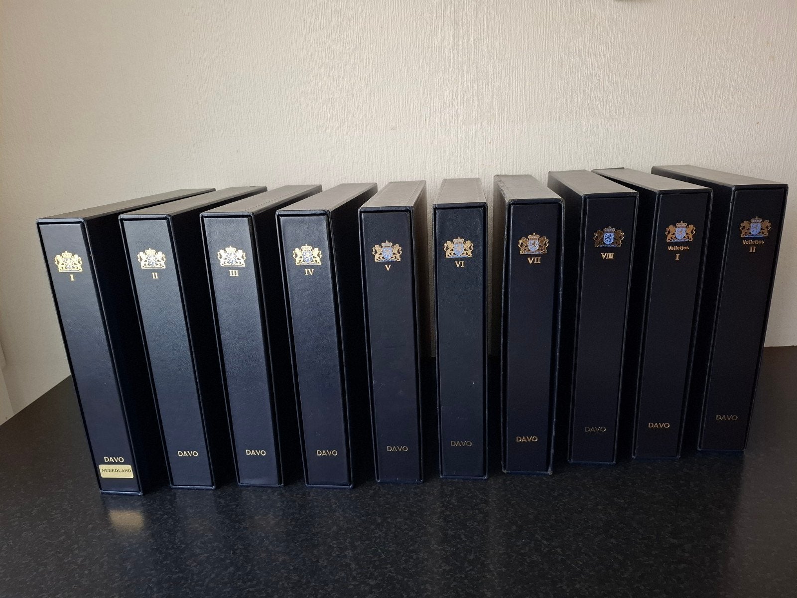 verzameling Nederland in Luxe Davo met cassette, Ophalen of Verzenden