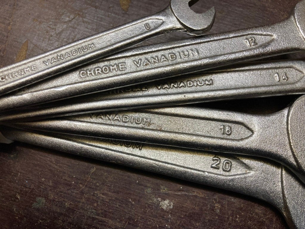 Steeksleutels Chrome Vanadium steek sleutel handgereedschap, Ophalen of Verzenden, Zo goed als nieuw, Sleutel/ratel