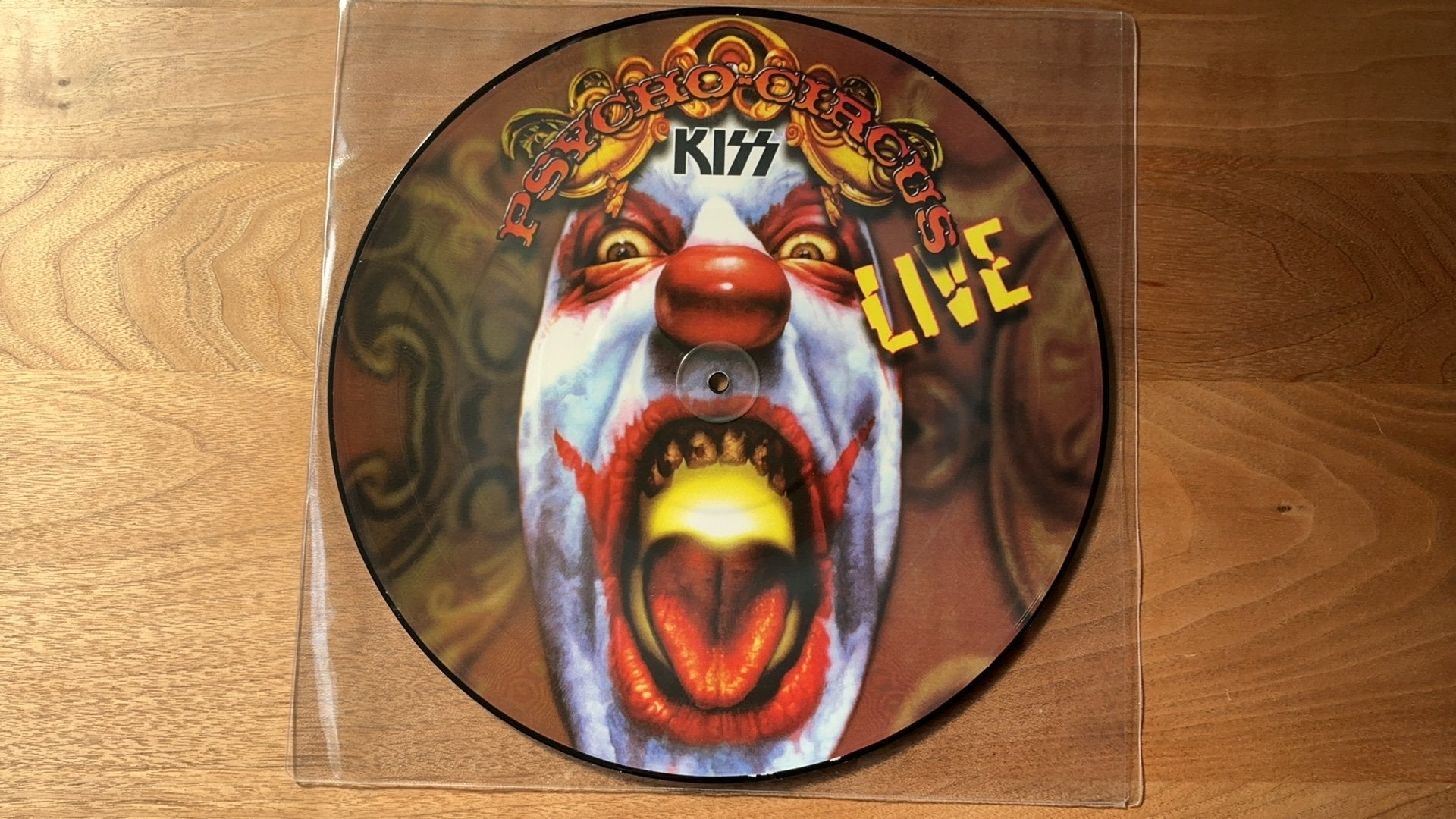 Kiss LP - Psycho circus live - Picture disc, LP, Gebruikt, Ophalen of Verzenden, Picture disc