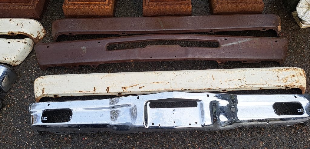 Oude Amerikaans pick-up truck bumpers echte USA decoraties, Ophalen