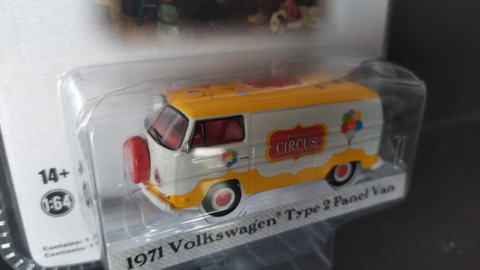 Volkswagen Vw T2 Nornan Rockwell Circus 1:64 Greenlight Pol, Hobby en Vrije tijd, Auto, Verzenden, Nieuw, M