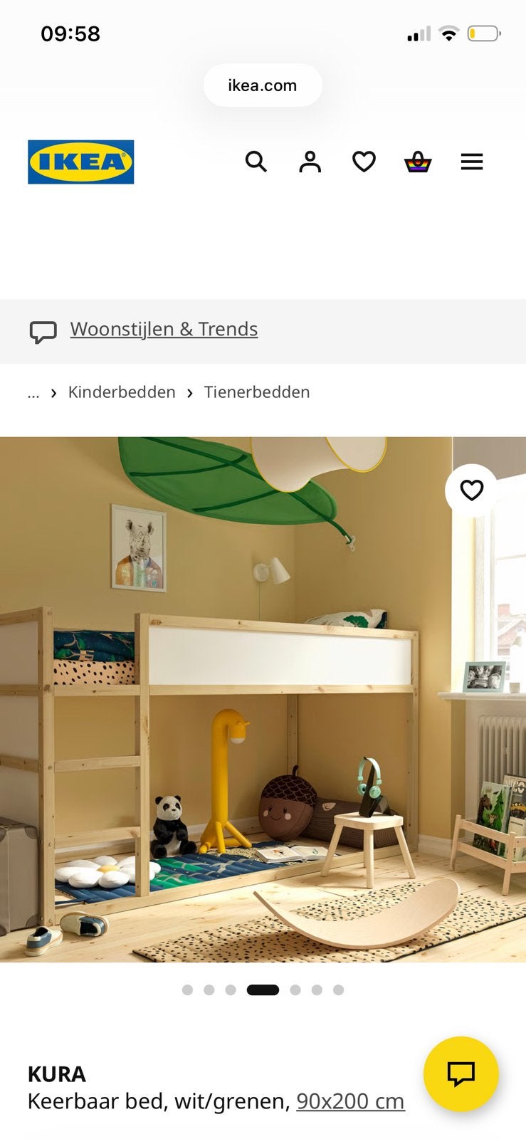 Kinderbed te koop, Ophalen, Zo goed als nieuw