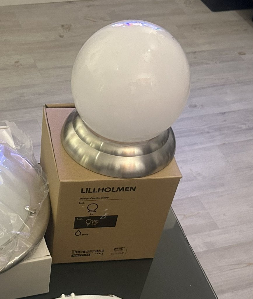Ikea lamp, Ophalen, Nieuw, Glas, E27 (groot)