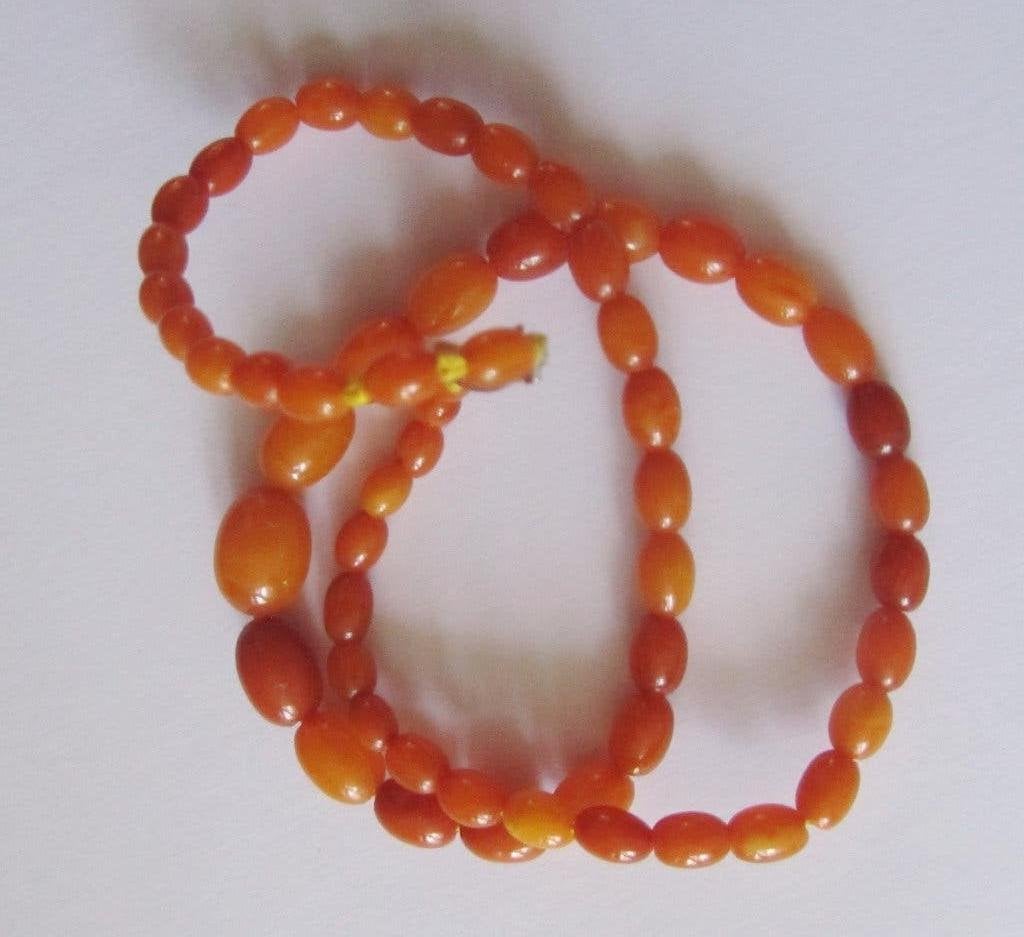 Prachtige 835 zilver Amber Barnsteen Naturel ketting Antiek, Ophalen, Zilver, Ketting, Met edelsteen