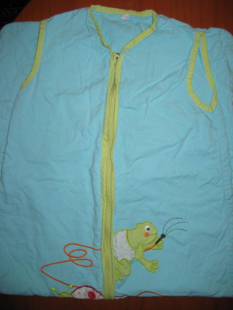 Turkoise slapazak, 110 cm, Ophalen of Verzenden, Zo goed als nieuw, Slaapzak
