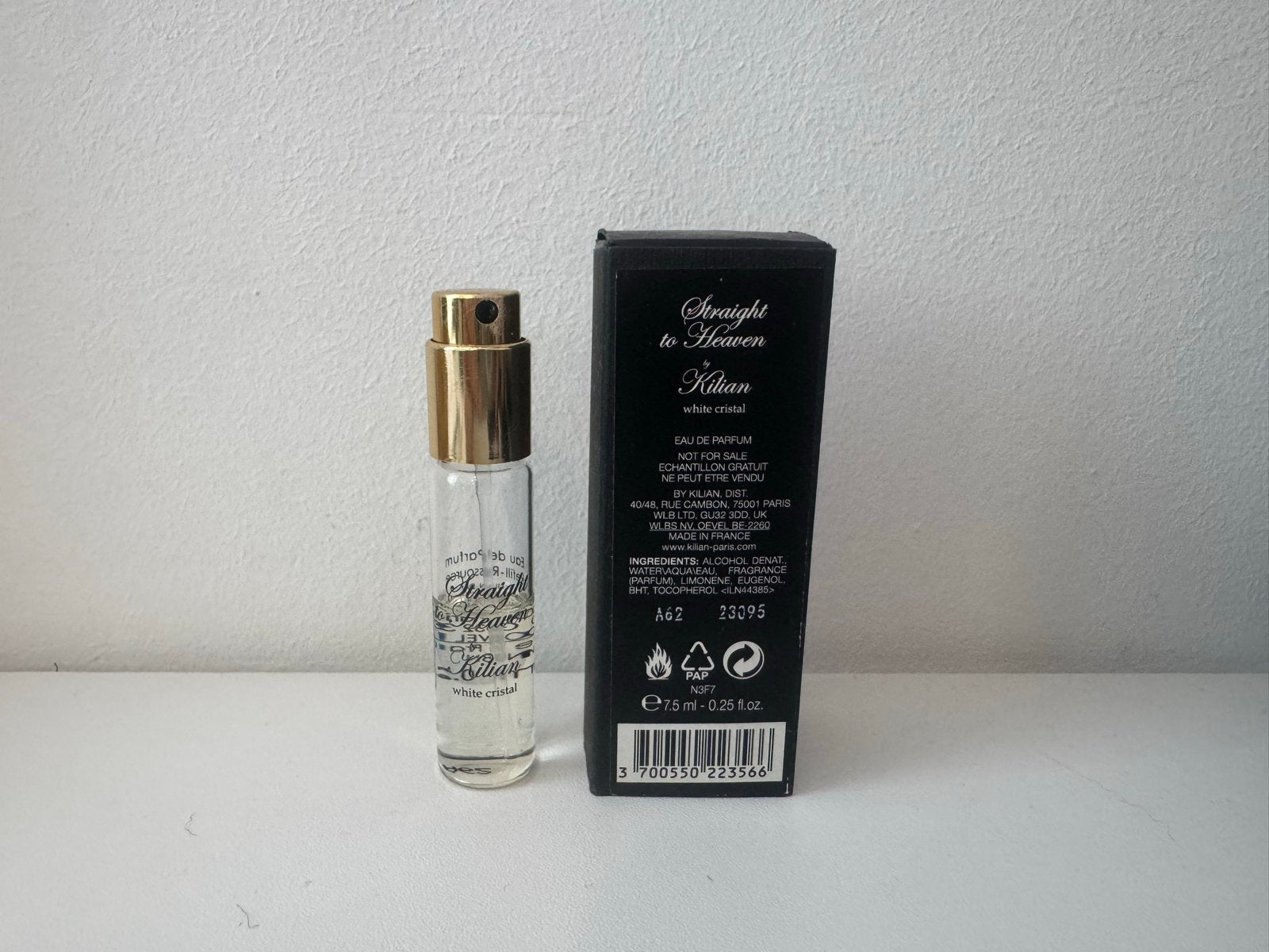 Kilian Straight to Heaven White Cristal Eau de Parfum 7.5ml, Verzenden, Zo goed als nieuw