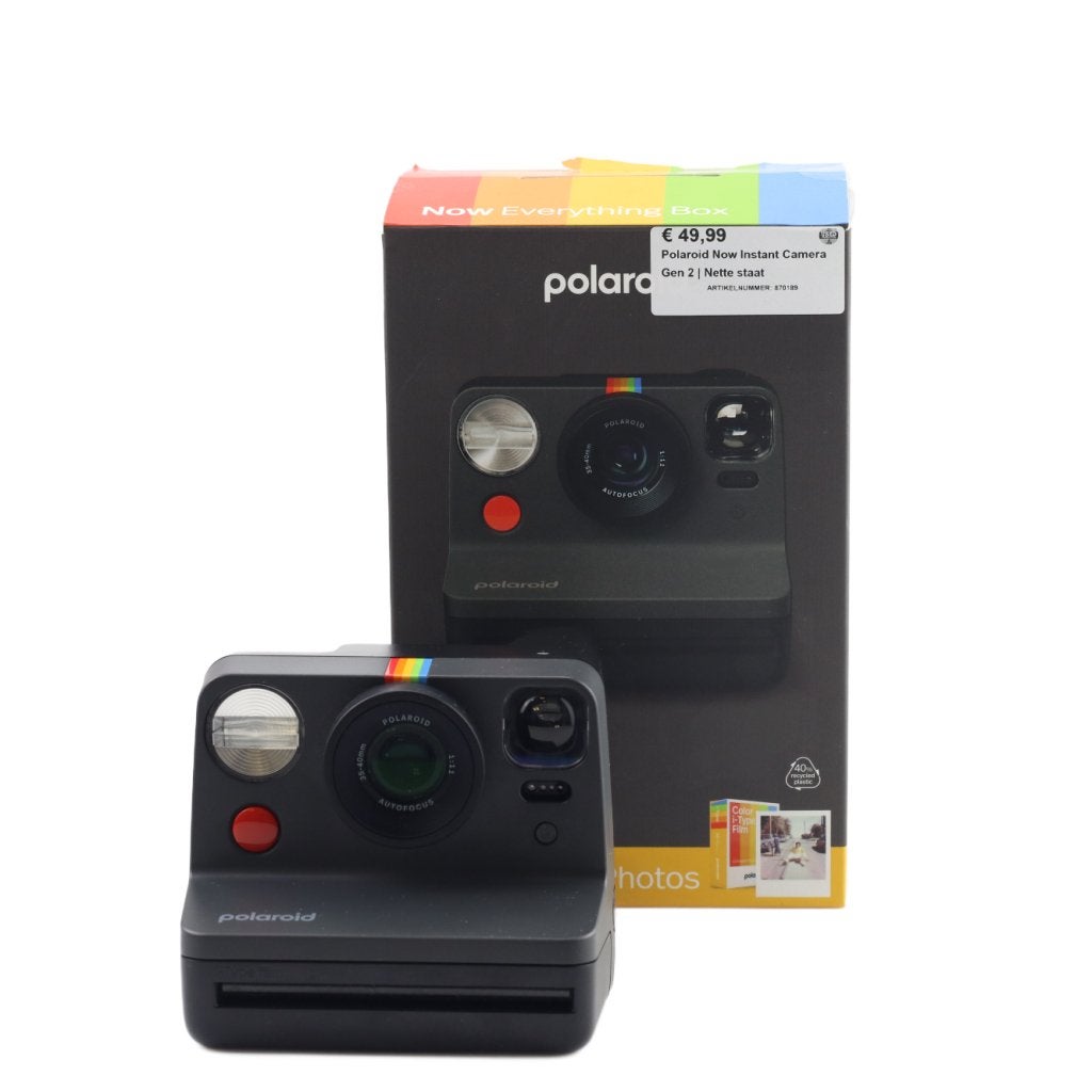 Polaroid Now Instant Camera Gen 2 | Nette staat, Audio, Tv en Foto, Fotocamera's Analoog, Polaroid, Zo goed als nieuw, Support@polaroid.com