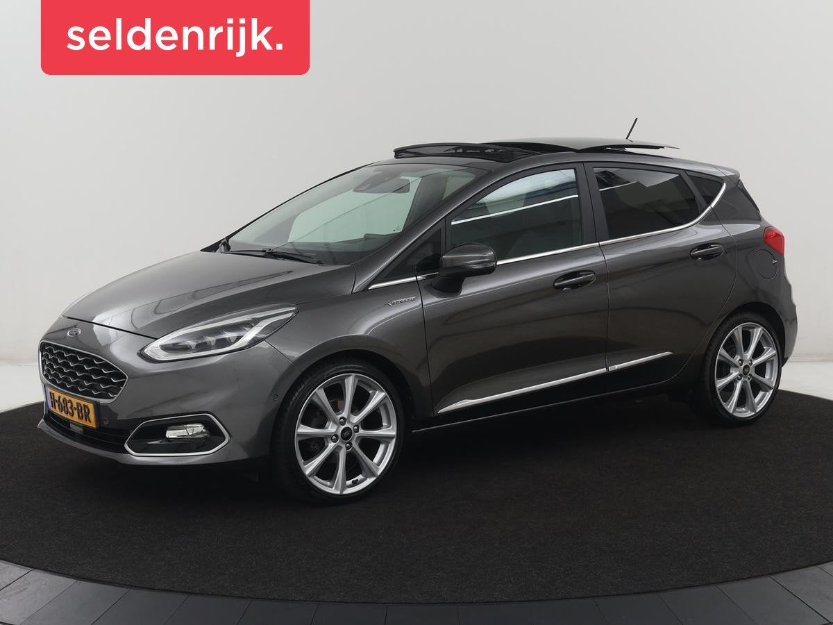Ford Fiesta 1.0 EcoBoost Vignale | Panoramadak | Leder | Stu, Auto's, Ford, 101 pk, Gebruikt, Euro 6, 49 €/maand