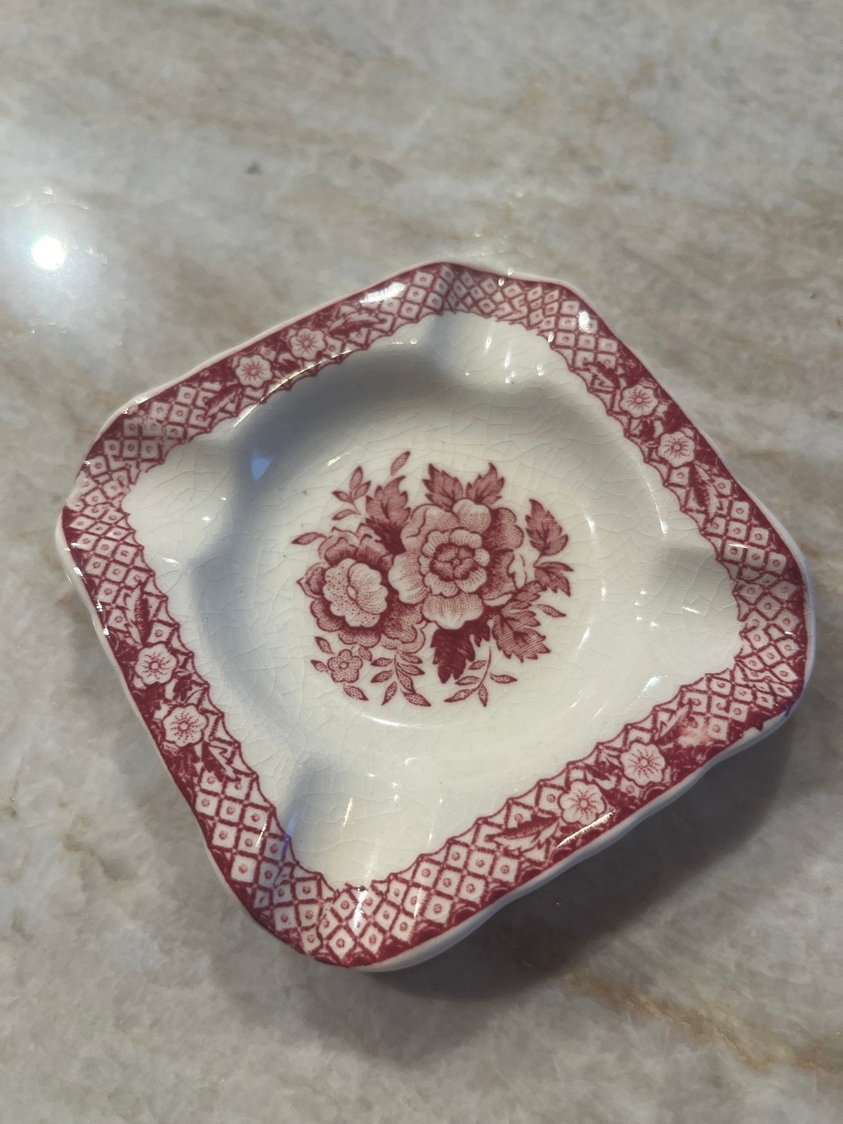Mason's Stratford Ironstone Pink Asbak - 9 cm, Ophalen of Verzenden