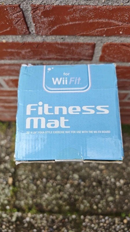 Qware Fitnessmat - Wii Fit Board Yogamat 180x60cm, Ophalen of Verzenden, Gebruikt, Yogamat