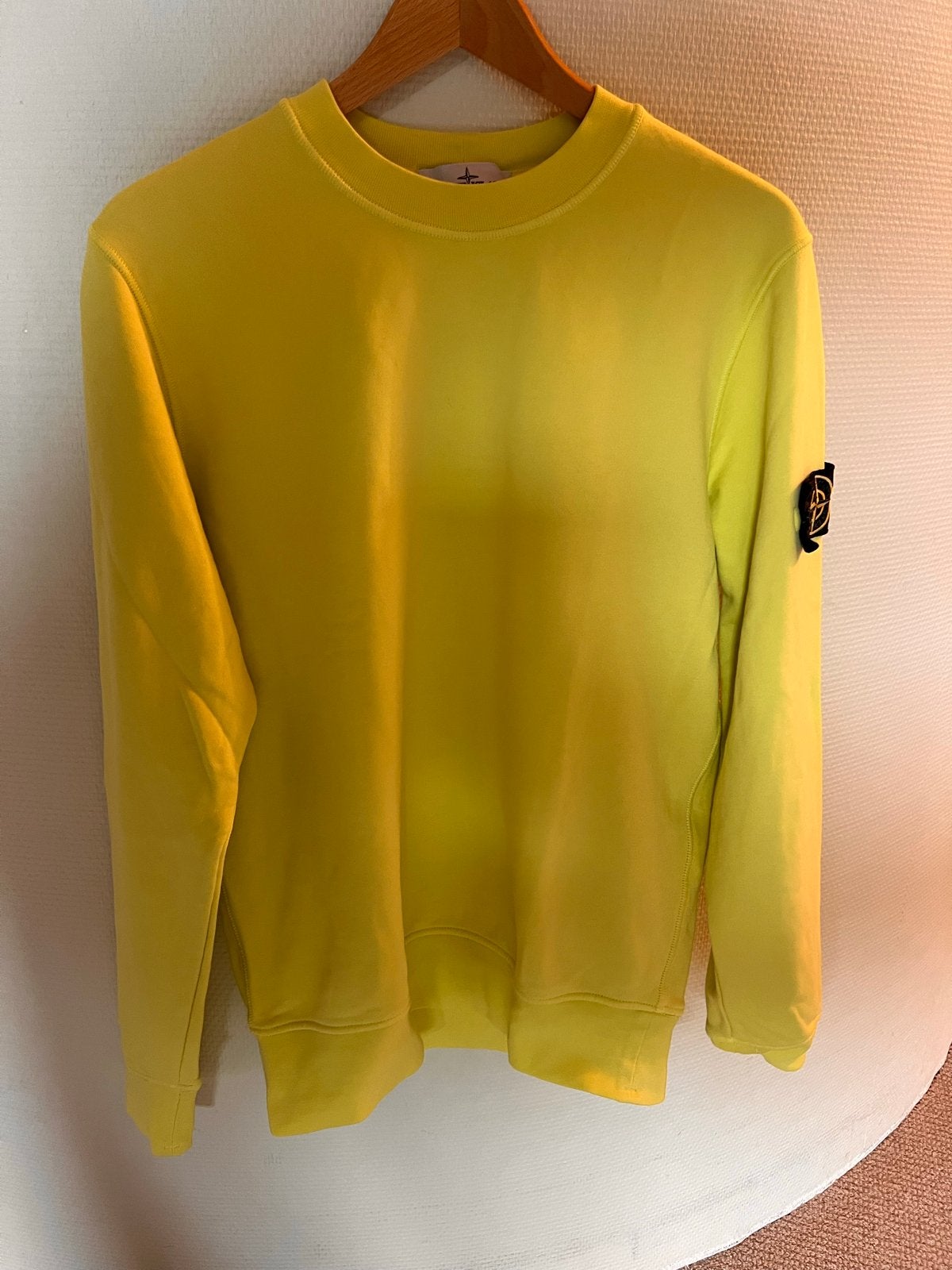 Stone Island sweater geel - Maat S, Ophalen of Verzenden, Zo goed als nieuw, Maat 46 (S) of kleiner, Geel