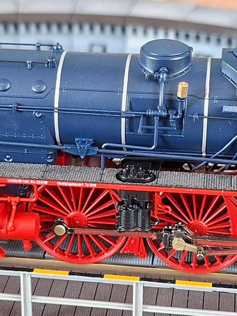Roco Platina DCC rook 63280 DB 03.1014 Stoomlocomotief Blauw, Ophalen of Verzenden, Zo goed als nieuw, Roco, Gelijkstroom