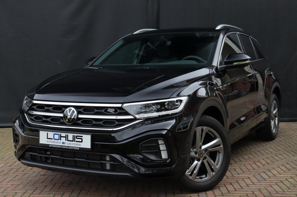 Volkswagen T-Roc 1.5 TSI R-Line Keyless Trekhaak Led, Auto's, Volkswagen, 1258 kg, 1498 cc, Zwart, 4 cilinders