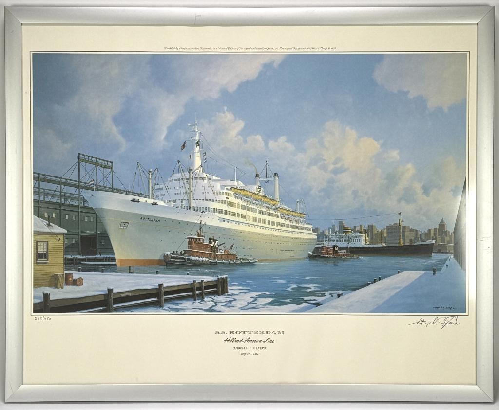 250. Kleurenlitho S.S. Rotterdam – Stephen J. Card, 1997, Ophalen of Verzenden