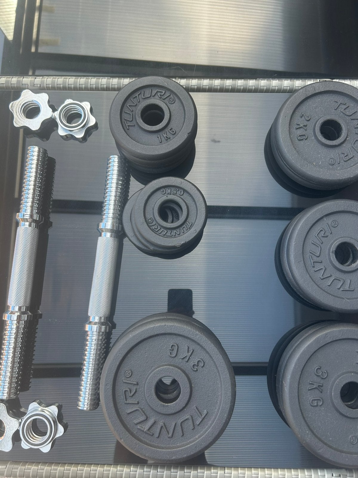 Dumbells, Ophalen of Verzenden, Zo goed als nieuw, Benen, Dumbbell