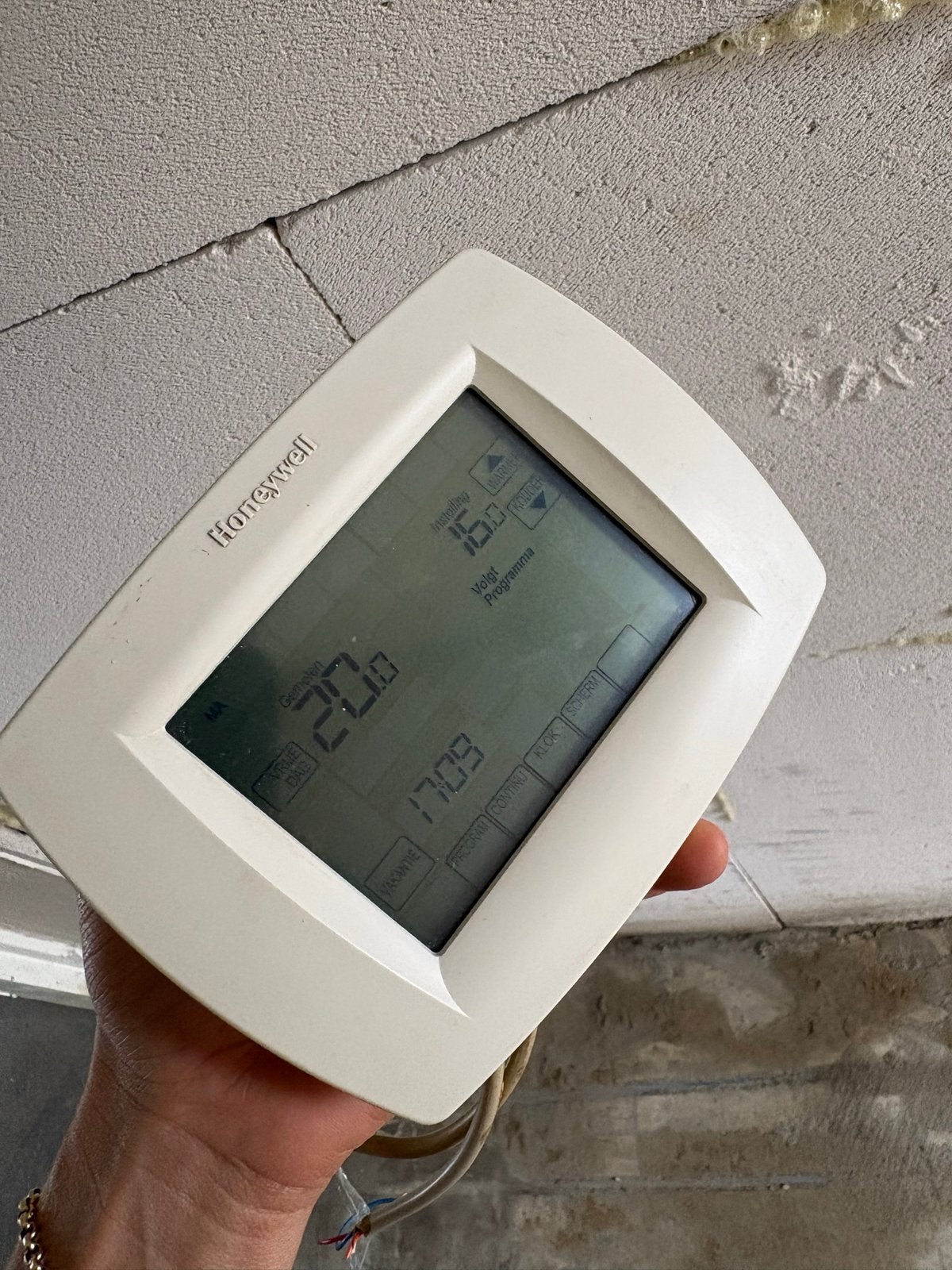Honeywell Chronotherm VISION Touchscreen Thermostaat, Ophalen of Verzenden, Gebruikt
