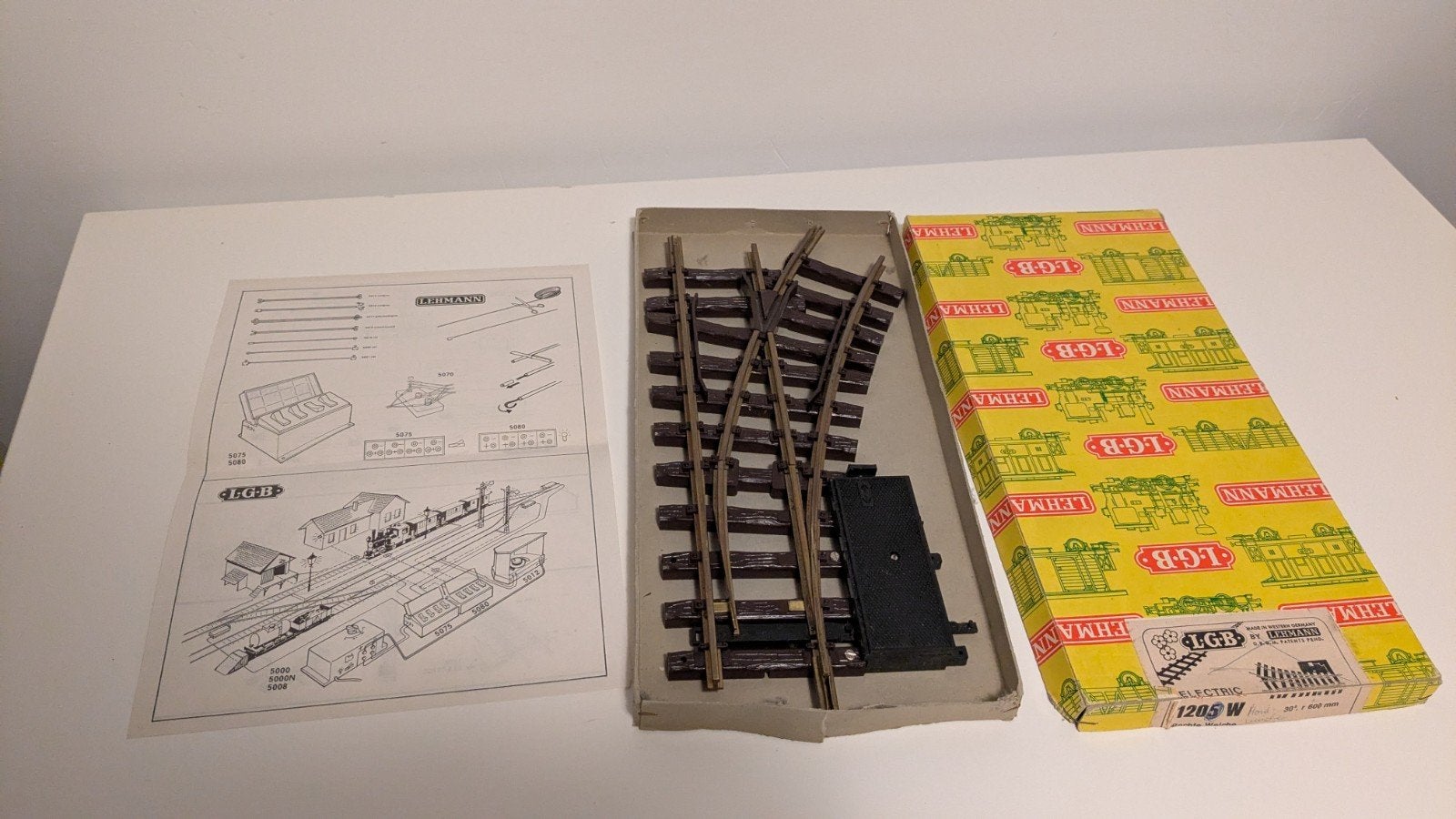 LGB Wissel 1200, Gelijkstroom, Rails, Ophalen of Verzenden, Zo goed als nieuw