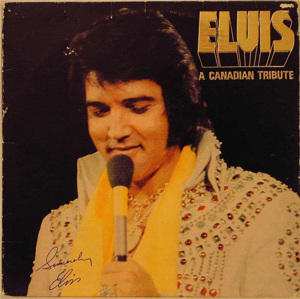 Elvis Presley.  A Canadian Tribute( Gold Vinyl), LP, Gebruikt, Ophalen of Verzenden, 12 inch