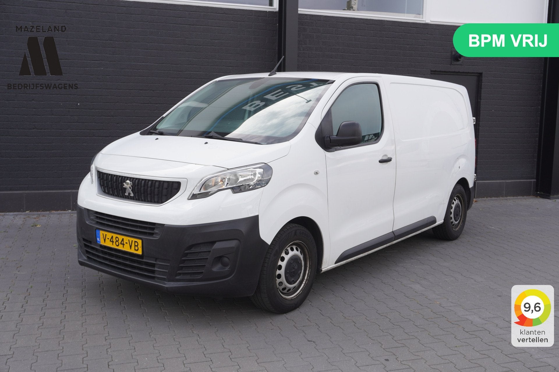 Peugeot Expert 1.6 BlueHDI L2 EURO 6 - Airco - Cruise - PDC, Auto's, Bestelauto's, Voorwielaandrijving, Stof, Gebruikt, Wit