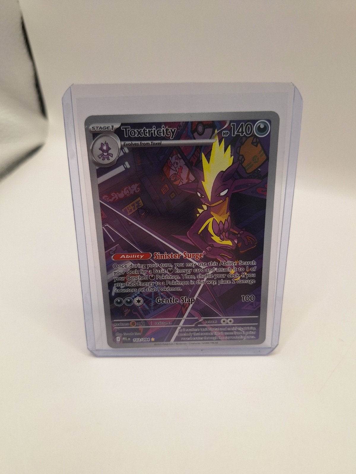 Toxtricity 103 Phantasmal Flames - Pokémon Kaart, Ophalen of Verzenden, Zo goed als nieuw