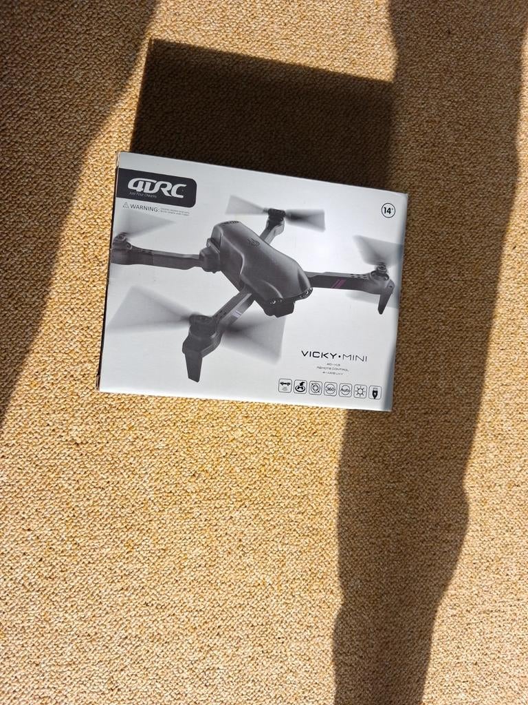 4DRC VICKY-MINI Drone - Nieuw in doos, Basiskwaliteit, Bediening via smartphone, Overige merken, Nieuw