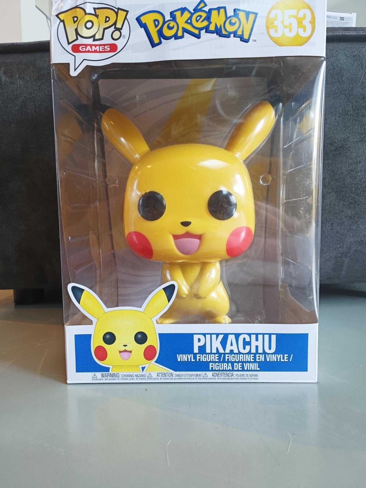 Funko Pop! Pokémon Pikachu #353 - groot (super size), Ophalen of Verzenden, Zo goed als nieuw