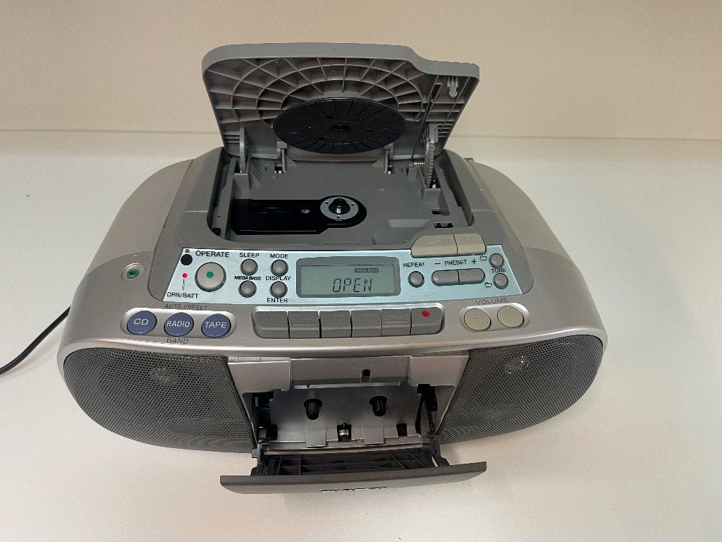 SONY CFD-S03CPL CD/MP3/Cassette/AM-FM Radio, N, Ophalen of Verzenden, Zo goed als nieuw, Sony