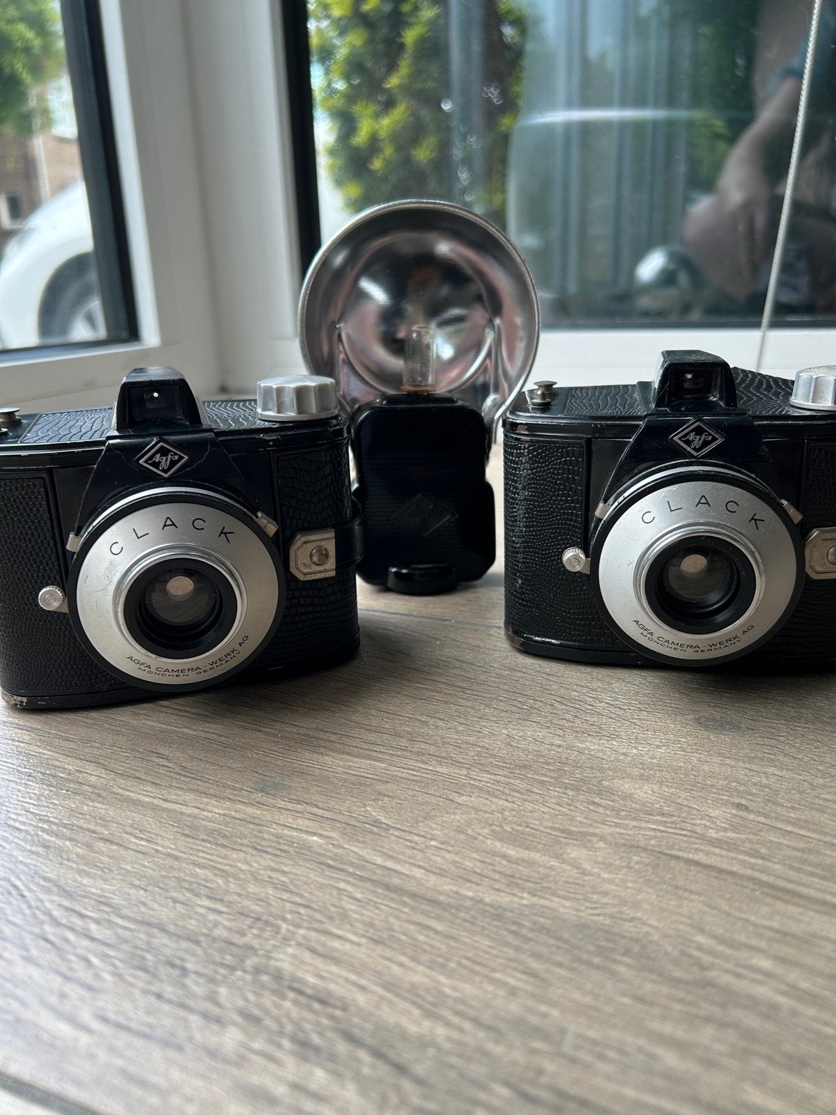 Agfa Clack camera's - Niet werkend (2 stuks), Ophalen of Verzenden, Niet werkend, Compact, Overige Merken