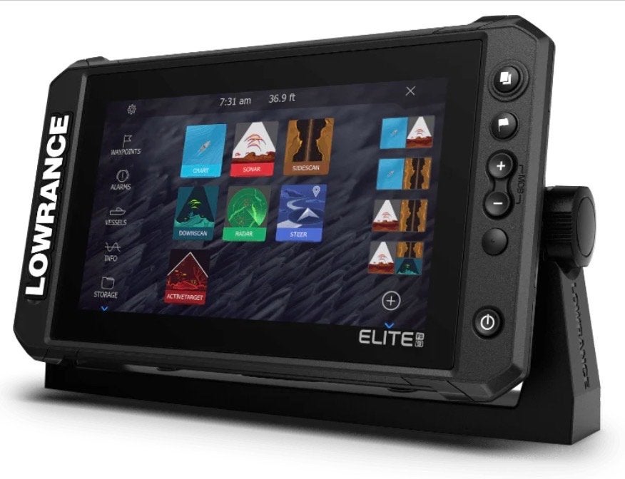 Lowrance Elite FS 12 Fishfinder, Ophalen of Verzenden, Zo goed als nieuw, Kaartplotter of Fish Finder