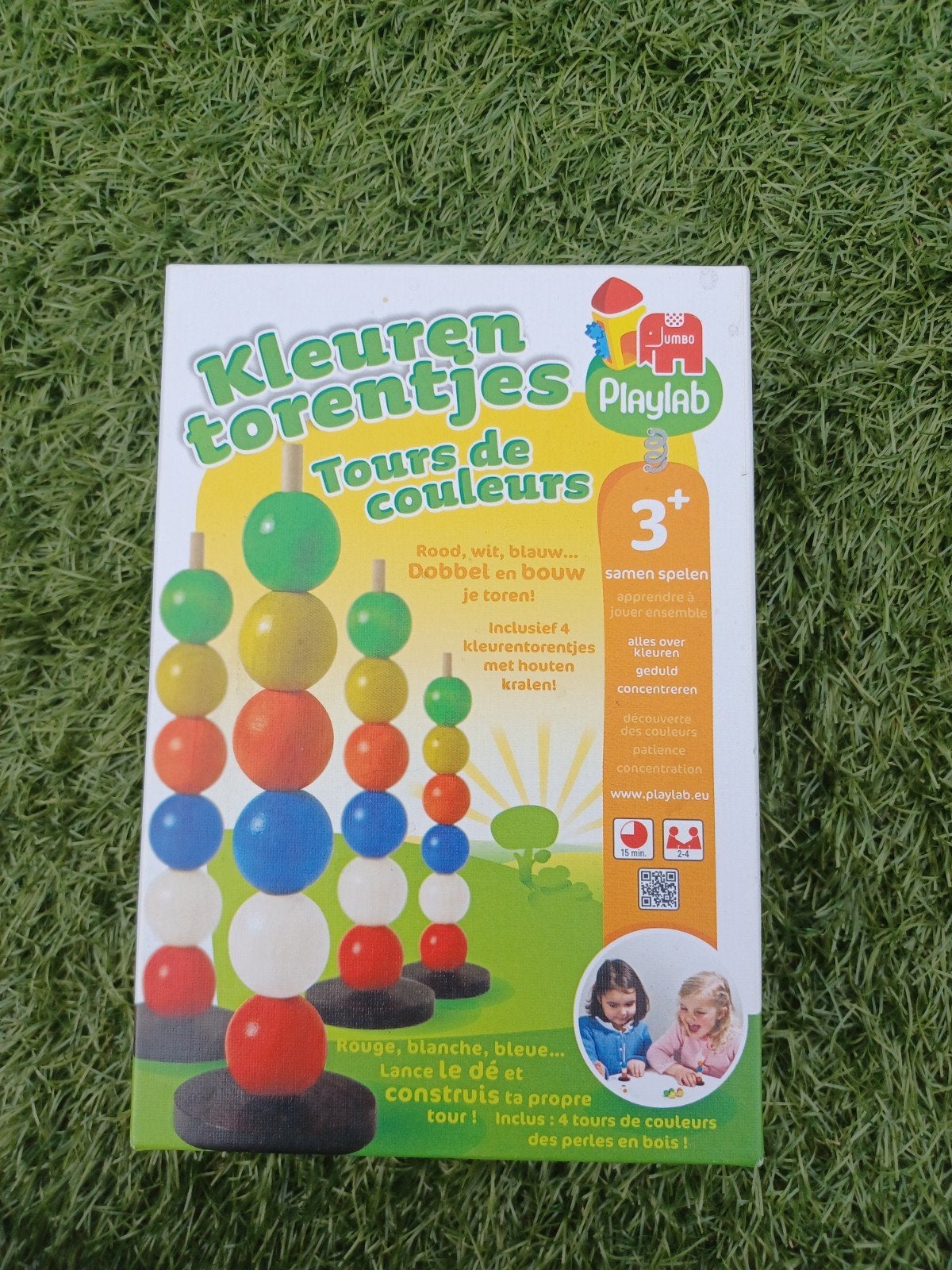Jumbo Playlab Kleurentorentjes - Educatief Spel, Ophalen of Verzenden, Gebruikt, Bouwen