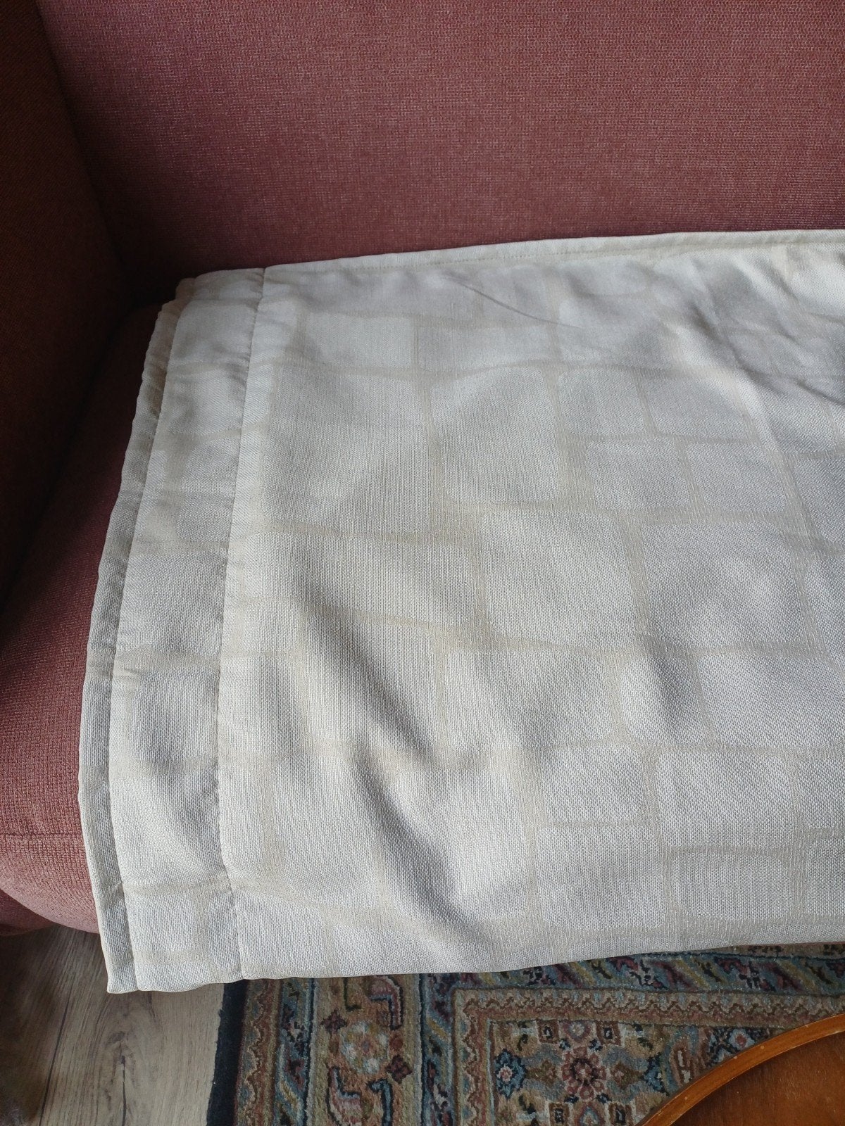 Verduisterende gordijnen Ikea, beige, 290x300, Huis en Inrichting, 300 cm, Beige, Ophalen of Verzenden, Zo goed als nieuw