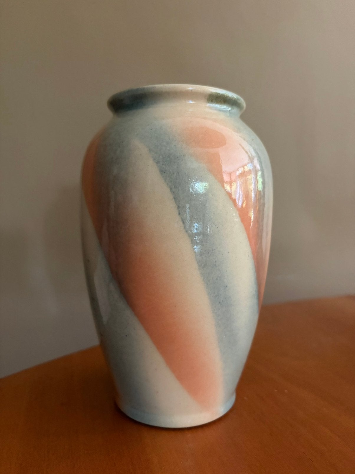 West Germany vaas / pastel / 70s, Antiek en Kunst, Ophalen of Verzenden
